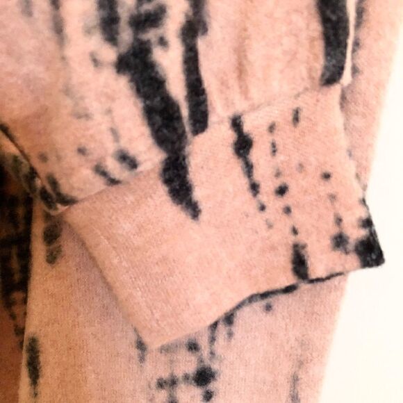 Fornia Hacci Printed Soft-Brushed Joggers Small Peach Tie Dye - Picture 4 of 9